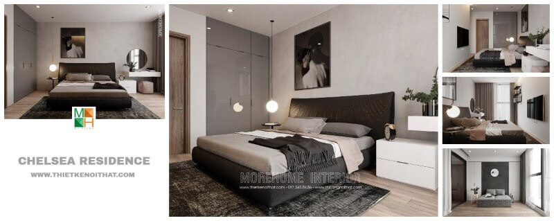 Thiết kế nội thất chung cư Chelsea Residence hiện đại